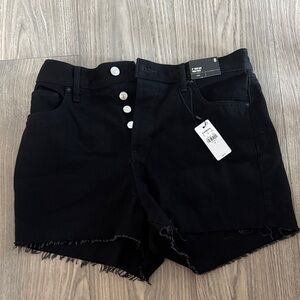 Express High Waist Black Shorts